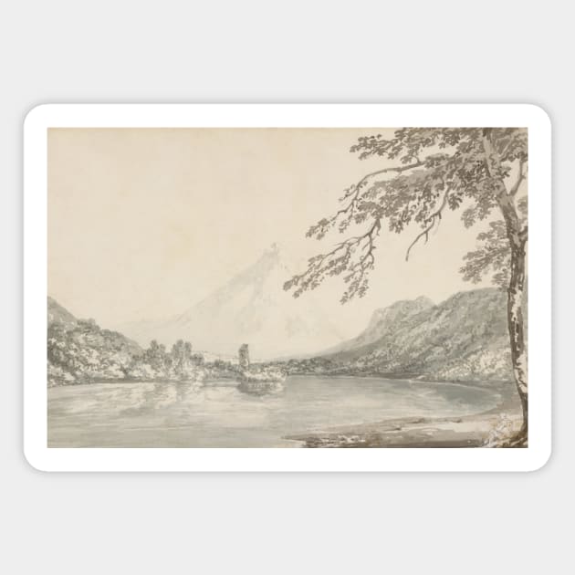 On the Aar between Unterseen and Lake of Brienz by J.M.W. Turner Magnet by Classic Art Stall